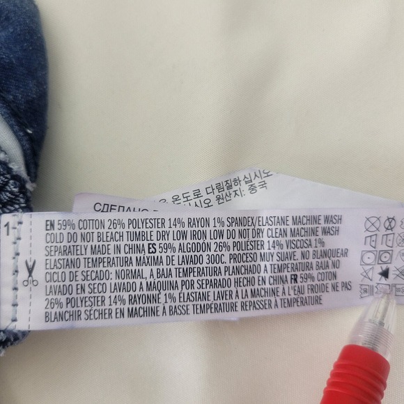 Forever 21 Jeans Womens 27 Blue Denim Low Rise Skinny Leg Medium Wash W28 x L27 - Picture 10 of 13